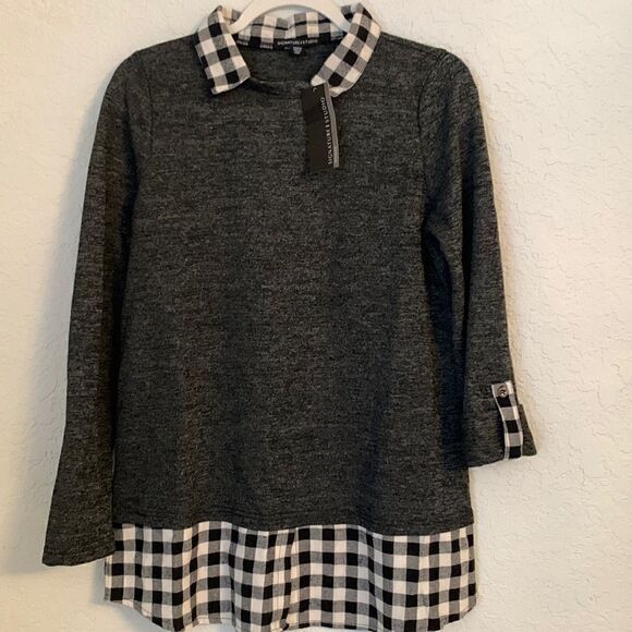 NWT SIGNATURE & STUDIO  Women Tunic Size S - Picture 1 of 5